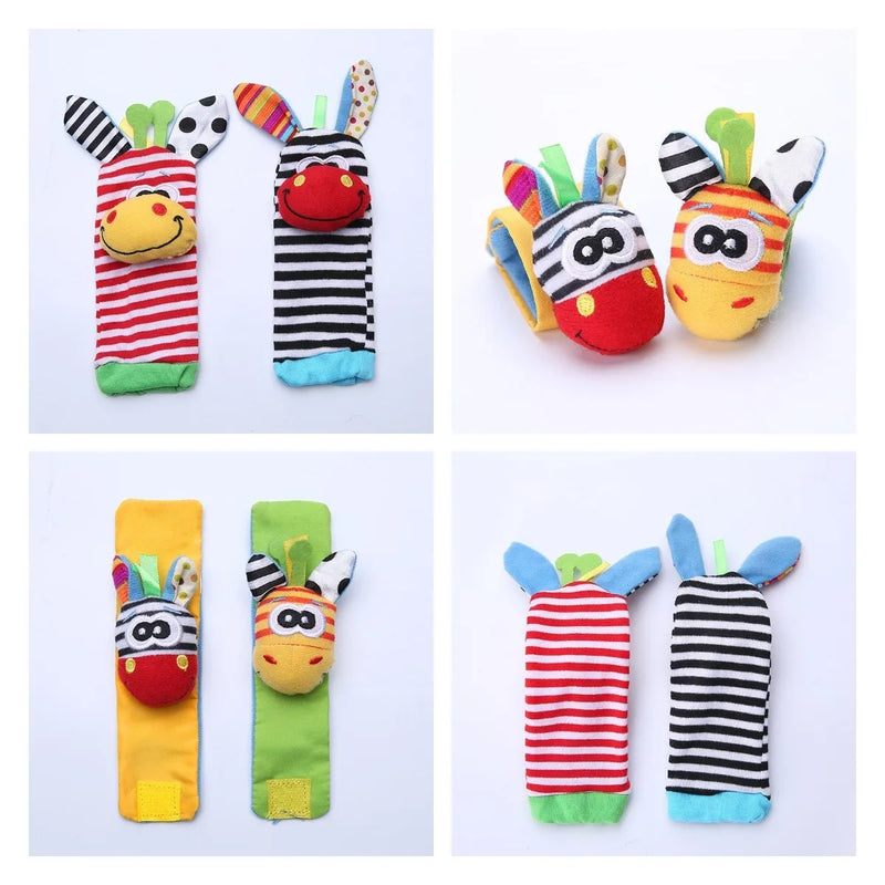 Baby Foot Rattle Cartoon Toy