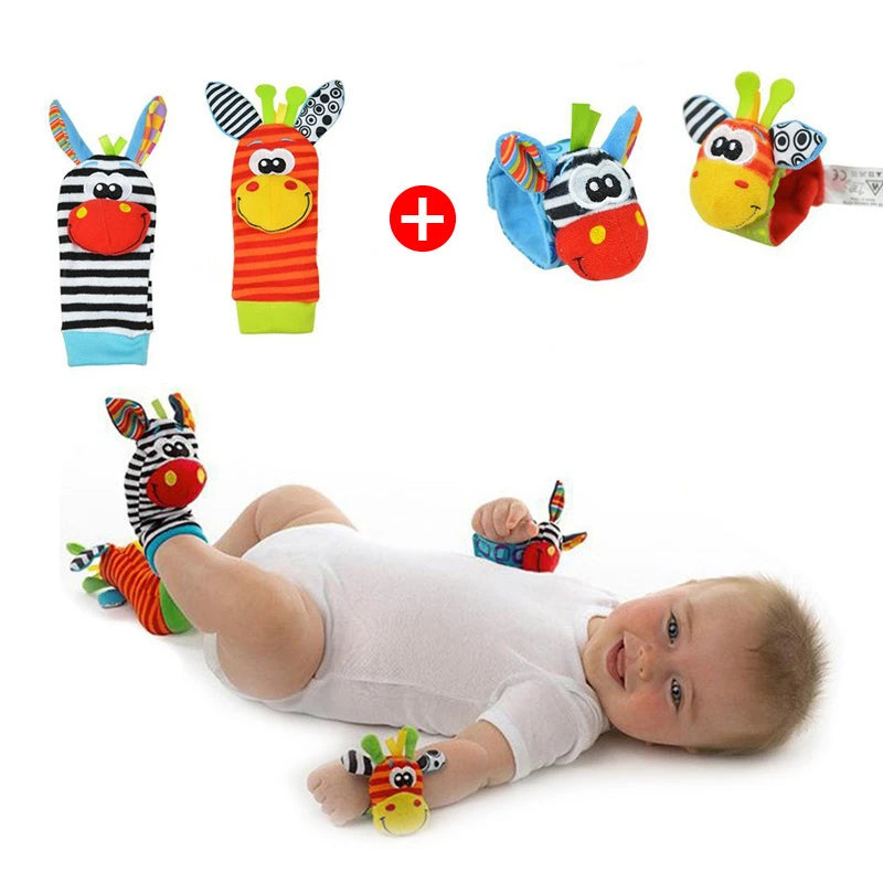 Baby Foot Rattle Cartoon Toy