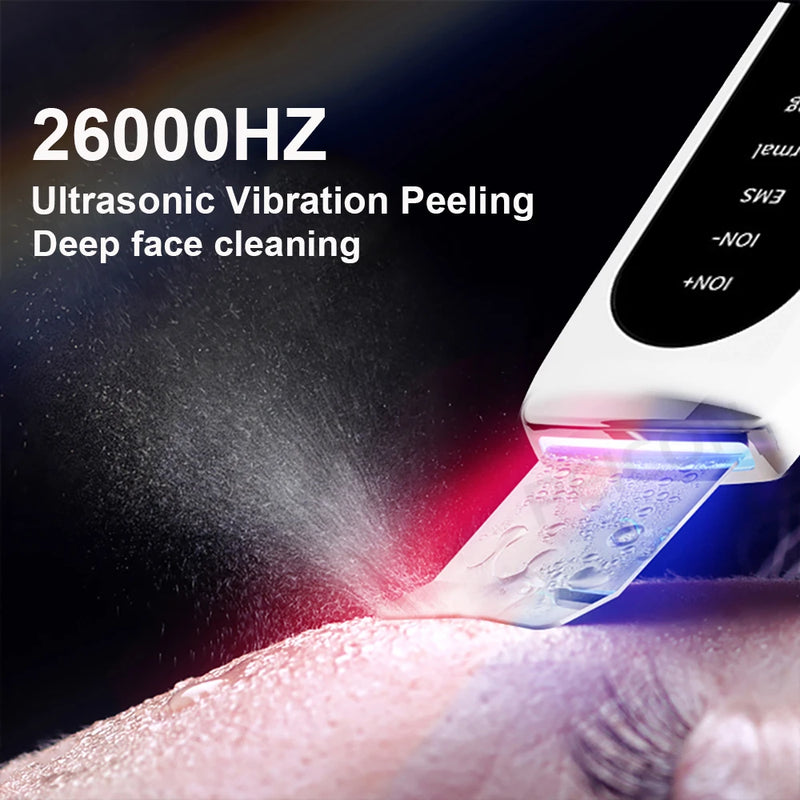 Ultrasonic Face Skin Scrubber