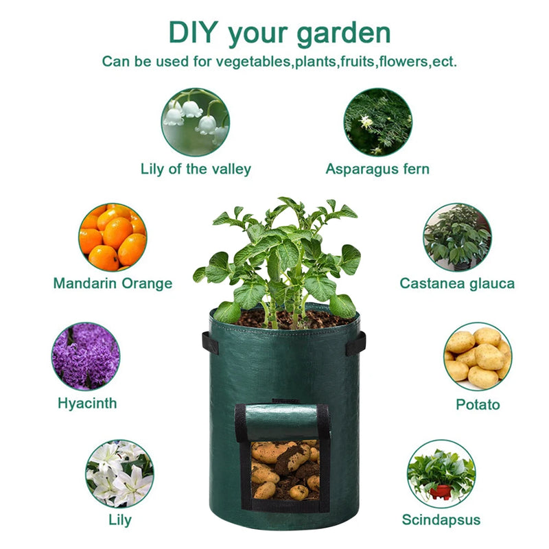 Garden Gallon Plant Growing Pot