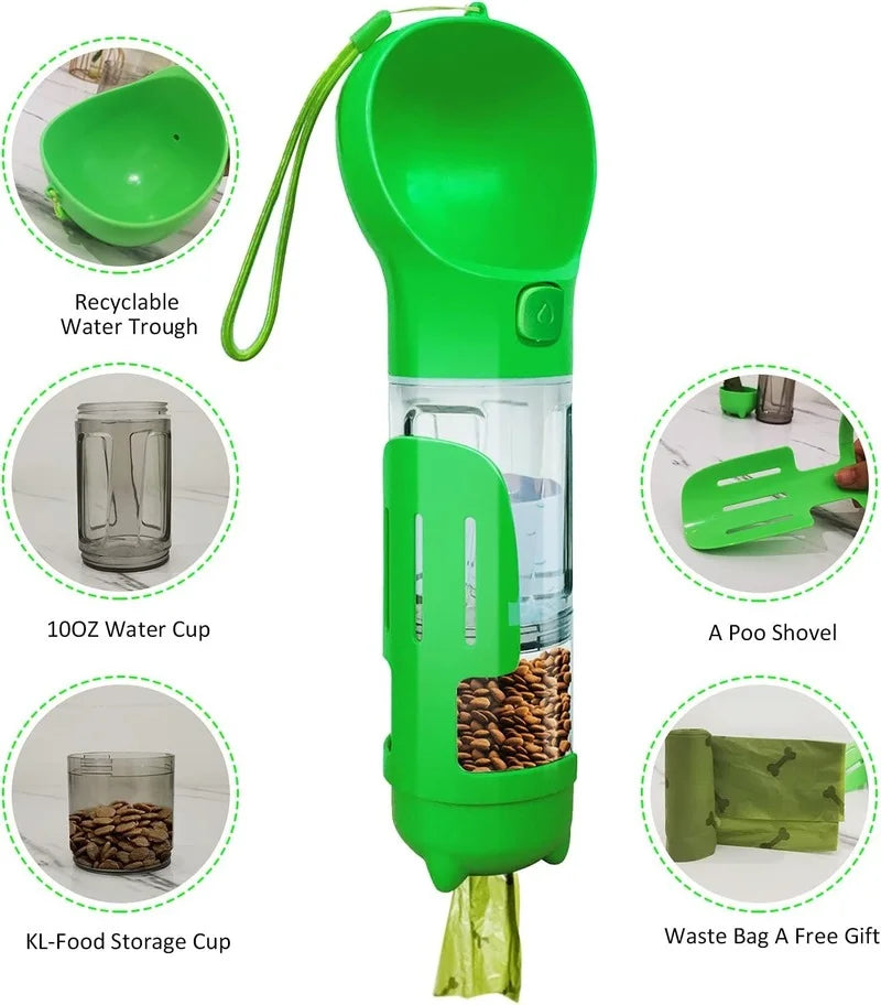 Dog Outdoor Travel Food Water Dispenser