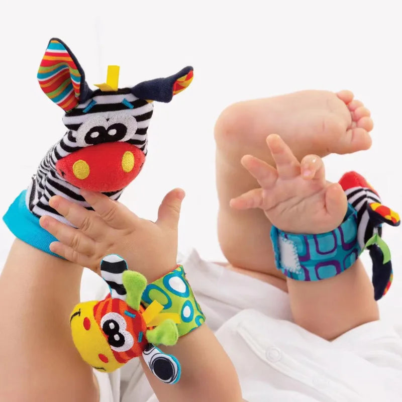 Baby Foot Rattle Cartoon Toy