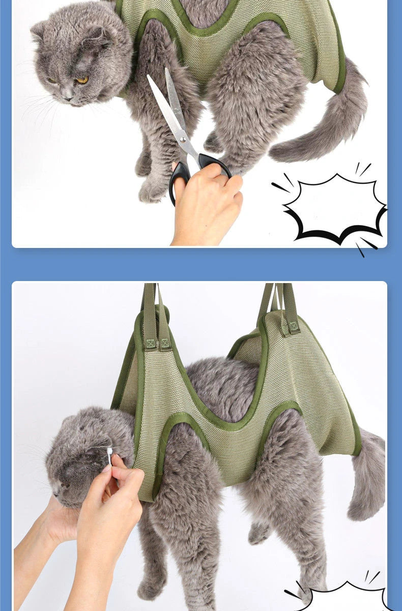 Pet Trimming Restraint Hanging Bag