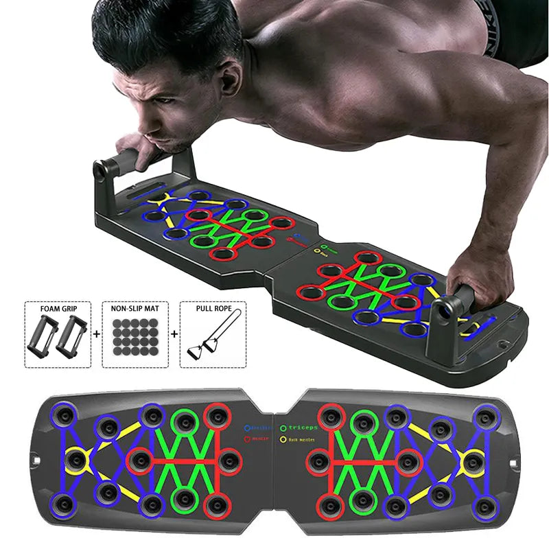 Multifunctional Folding Push-up Board